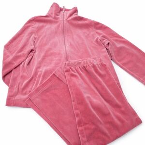 Pink Velvet Tracksuit XL(p) zip Jacket And Pants Sweatsuit. Y2k Inspired